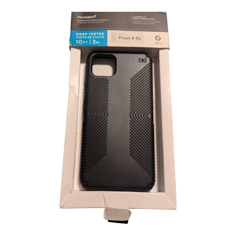 F5. Speck Presidio Grip Hard Case for Google Pixel 4 XL - Black